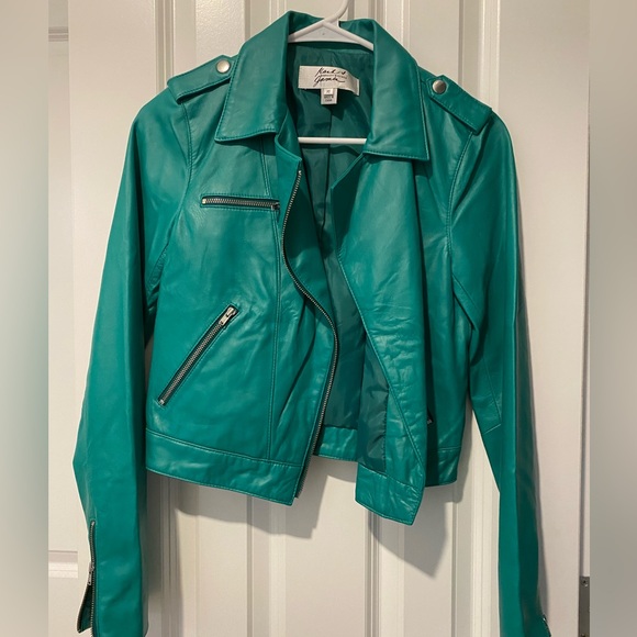 Badgley Mischka Leather Jacket - Picture 5 of 6